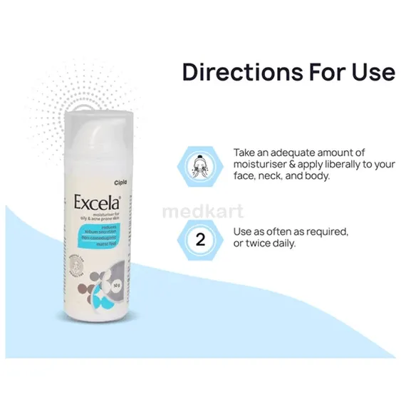 excela moisturiser 50 gm